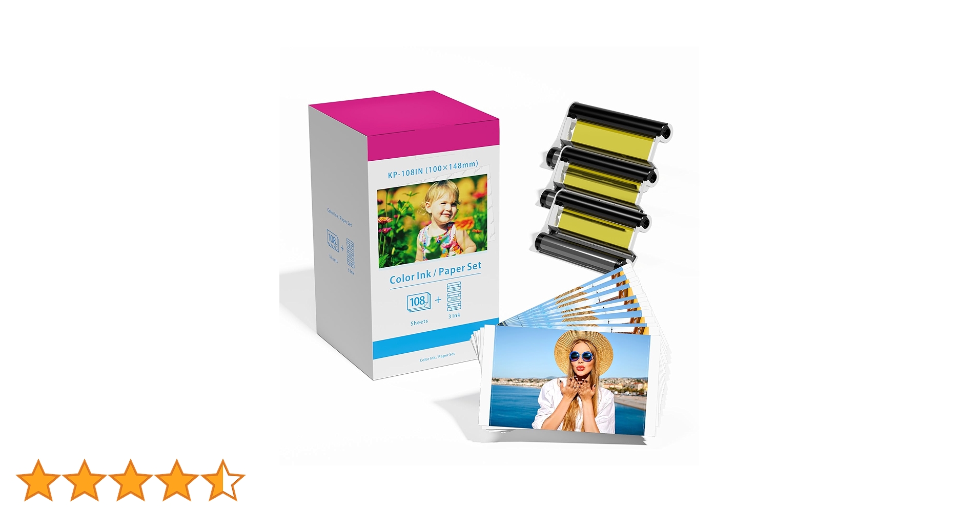 写真プリンター &インク用紙 SELPHYCP1500 KP-108IN新品 Amazon.co.jp: KCMYTONER Canon Selphy CP1500 CP1300 インクと用紙